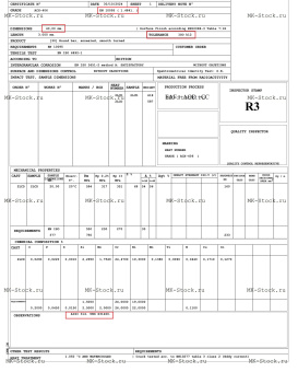 20Х25Н20С2 | AISI 314 | 1.4841 круг | пруток ф40мм - из наличия со склада в Москве